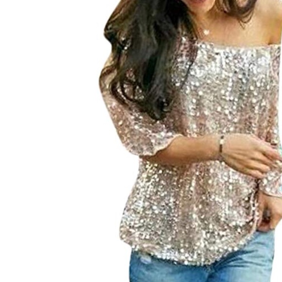 gold and black evening tops
